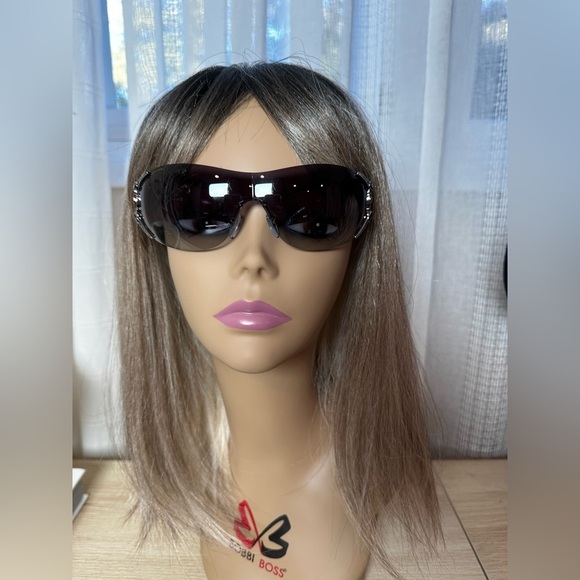 BVLGARI Accessories - Bulgari Women's Silver and Black Sunglasses